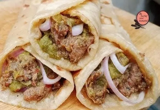 Beef Bihari Kabob Roll from BBQ Toni8ht, Pompano Beach